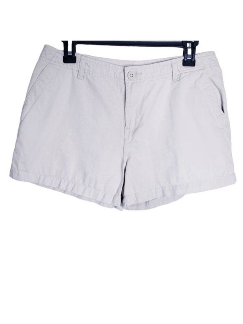 Old Navy Y2K Vintage Khaki High Rise Cotton Shorts Women's Size 10